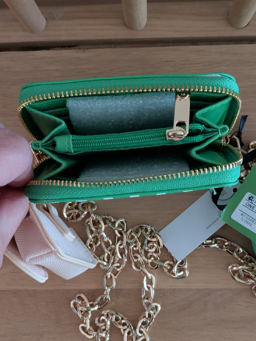 Kate Spade For Target, Limited Release Green Stripe Mini Wallet & Cases, NWT - Picture 2 of 2